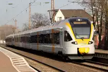 ET 7.14 als RE 3 nach Hamm in Castrop-Rauxel 6.3.2013