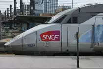 Nase des TGV-Triebzuges Nr.4524 im Br�sseler S�dbahnhof (Bruxelles-Midi) am 2. Juni 2012.