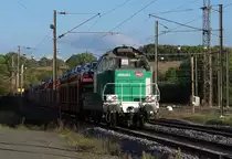 Ein kleines FRET(chen) durch Bouzonville - 

Wir hatten Gl�ck als wir den Abend(personen)zug in Bouzonville ablichten wollten.
469482 (BB 69400) rauschte mit einem Autotransportzug durch den Bahnhof in Richtung Thionville.

22.09.2011