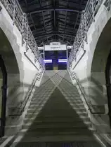 Hauptbahnhof Breslau (Wroclaw) nach dem Umbau am 24. August 2012 fr�h zwischen 1:30 und 2:00 Uhr
