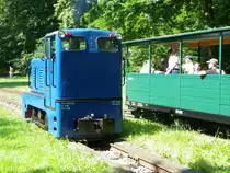 K� 0472 (LKM Babelsberg 250 480 / 1969) bei Umsetzen an der Endstation Bad Muskau (sorbisch: Muzakow) - Sommer 2012