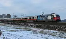 Am 13.M�rz 2013 war 101 070 auf der KBS 350 bei Elze mit IC 2281 auf dem Weg von Hamburg-Altona nach G�ttingen.