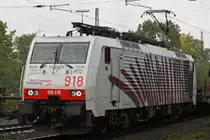 Lokomotion 189 918 am 7.10.12 in Ratingen-Lintorf.