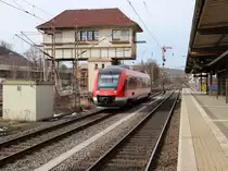 RB 93  Rothaarbahn  (Bad Berleburg - Siegen Hbf). Kreuztal. 16.03.2013.