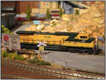 GE C44-9W Dash 9 8626  Chicago & Northwestern  (18.03.2013)