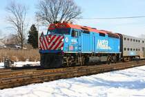 Elmhurst, Chicago: METRA 153 , EMD F40PH - 08/03/13