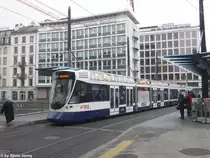 tpg Nr. 1810 (Be 6/10 Stadler Tango) am 7.3.2013 in Genf, Bel-Air