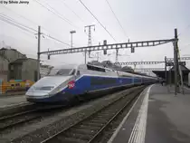 TGV 604 verl�sst am 7.3.2013 Gen�ve als TGV 9770 nach Paris-Gare-de-Lyon.