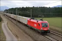 1116.176 mit dem KGAG 42214 (Tbv-Dl) am 21.03.13 bei Neunkirchen/N�.