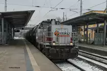 Eine G1700-2 mkb-G�terverkehr im M�rz 2013 in Eberswalde.