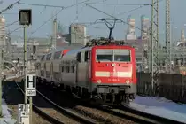 111 180 am 03.03.13 mit der RB aus Mittenwald an der M�nchner Donnersbergerbr�cke