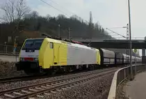189 206 / ES 64 F4-206 f�r NIAG im Einsatz bei Dattenberg am 22.03.2013
