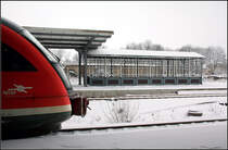 Märzwinter in Sachsen-Anhalt - 

Impression vom Bahnhof in Güsten. 

19.03.2013 (M)