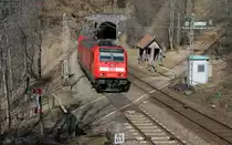 146 228-2  St.Georgen(Schwarzw)  mit dem RE 5317 (Karlsruhe Hbf-Kreuzlingen) bei Nu�bach 22.3.13