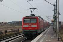 112 158 mit RE7 in Allerheiligen. 22.3.2013