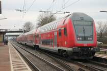 DB-D 50 80 86-35 065-1 als RE von Offenburg nach Basel Bad Bf. Hier bei einem Zwischenhalt in Orschweier. (16.03.2013)
