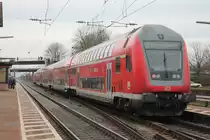 DB-D 50 80 86-35 065-1 als RE von Offenburg nach Basel Bad Bf. Hier bei einem Zwischenhalt in Orschweier. (16.03.2013)