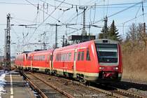 612er Doppeltraktion aus Hagen kommend in Richtung Kassel Wilhelmsh�he. Warburg 24.03.2013