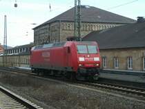 145 065 steht am 23. M�rz 2013 in G�ttingen und wartet auf Ausfahrt Richtung Eichenberg.