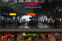 Bahnhof und Einkaufszentrum - 

Hauptbahnhof Leipzig, 

18.03.2013 (M)