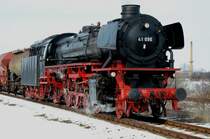 41 096 am 23.03.2013 beim Dampflokfest in Stassfurt