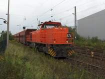 RAG Lok 824 im Bf Recklinghausen S�d. 1.9.06