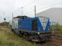 Lok Sally der Ruhrtalbahn bei rangierarbeiten im Bf Recklinghausen S�d. 1.9.06