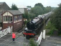 Der Gegenzug ist bespannt mit der 6201  Princess Elizabeth  bespannt. August 2006