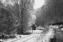 NLB 93.1420 am 31.M�rz 2013 als Nebenfahrt SR 14568 nach Waldm�hle kurz vor dem Ziel.