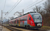 S� 312-139 f�hrt durch Maribor-Tabor Richtung Zidani Most. /1.4.2013