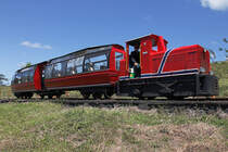 Lokf�hrer Victor Vargas Rodr�guez w�hrend Sonderfahrt auf Raco-Lok Nr. 1313, die den Panoramawagen am Haken hat. Aufnahme vom 07. M�rz 2011, 11:13