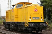 DB Netz 203 315 am 20.10.12 als Tfzf in Ratingen-Lintorf.