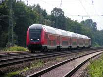 Eine RE Ganitur auf dem Weg nach Bremen.
Aufgenommen am 2.9.06 im ehemaligen G�terbahnhof Rohrsen.