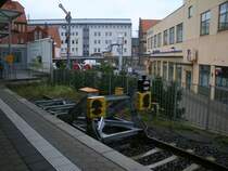 Gleisabschlu� von Gleis 1 im Stralsunder Hbf am 01.November 2012.