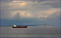 Gewitterstimmung an der �resundbr�cke. 26.8.2006 (Matthias)