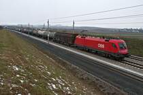 1116 147 war am Nachmittag des 03.04.2013 um 15:47 auf der NBS zwischen St. P�lten und Tullnerfeld, H�he Perschling, Richtung Wien unterwegs.