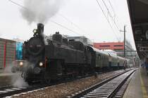 NLB 93.1420 am 31.M�rz 2013 mit der Nebenfahrt SR 14574 nach Waldm�hle im Bf. Liesing.