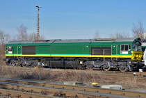1266-032-2 -Class 66 - in Br�hl-Vochem - 18.02.2013