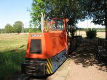 UNIO LDI-45 der Niederw�rschnitzer Ziegeleibahn/Feldbahn am 19.8.2012 im Haltepunkt Alte Ziegelei.