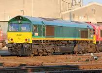 RL001 / 266 031-4 D-CFLCA im BW der HGK in Br�hl Vochem am 02.04.2013, Fotostandpunkt �ffentl. zug�nglich (Kurf�rstenstrasse)