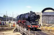 Anl��lich der Jubil�umsfeier war am 7.9.1996 auch die Dampflok 503666
der damals noch existierenden Vennbahn zu Besuch im Depot der Hauptstadt
Luxembourg.