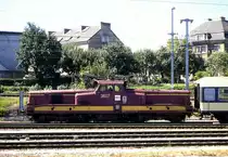 Luxembourg Hauptbahnhof am 7.9.1996. In diesem Jahr geh�rten die CFL Krokodile,
wie hier 3607, noch zum t�glichen Erscheinungsbild im Hauptbahnhof und standen
auch noch im regelm��igen Personenzug Dienst.