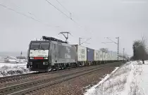 ES 64 F4 - 997 (91 80 6189 097-9 D-DISPO) mit Containerzug am 09.02.2013 bei P�lling