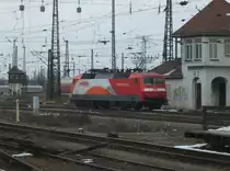 120 112  M�rklin  rangiert am 01. April 2013 im Vorfeld des Leipziger Hbf.