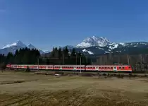 Eine RB nach M�nchen am 04.04.2013 bei Schmalenseeh�he.