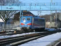 Solo unterwegs in Bergen/R�gen,am 03.April 2013,die SRI 151 170.