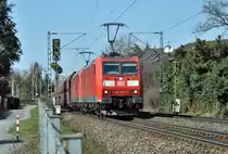 185 057-7 im Doppelpack durch Bonn-Beuel - 27.03.2013