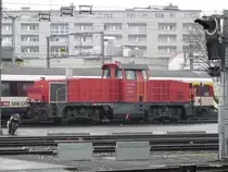 SBB - Diesellok Am 841 008-6 abgestellt im Bahnhof Biel am 25.03.2013