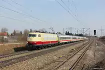 103 245 mit IC 2206 am 04.04.2013 in M�nchen Langwied.