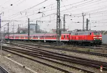 Die 218 472-3 und 218 486-9 fahren die RB von M�nchen nach Memmingen mit sattem TB11 Sound durch Pasing am 06.04.2013 ;-)